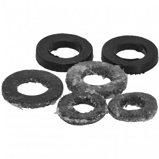 Набор сантехнических прокладок MasterProf, 1/4", 3/8", 6 штук фото