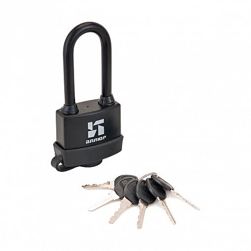 Замок навесной всепогодный Аллюр ВС1Ч-375ПД, d 8,5 мм, 6 ключей фото