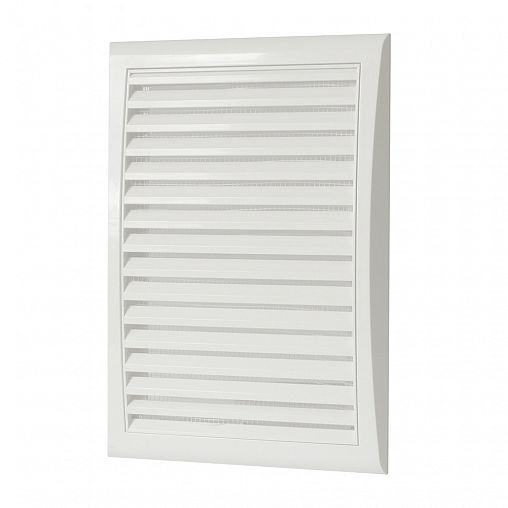 Решетка вентиляционная Era 1520РЦ, пластиковая, с сеткой, 150 x 200 мм фото