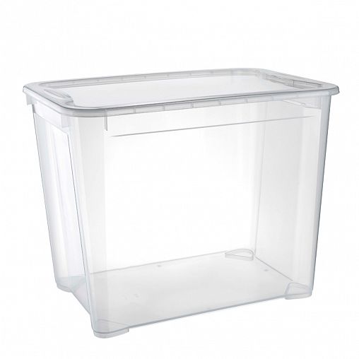 Ящик универсальный Econova Кристалл XL, 555 x 390 x 435 мм, прозрачный фото