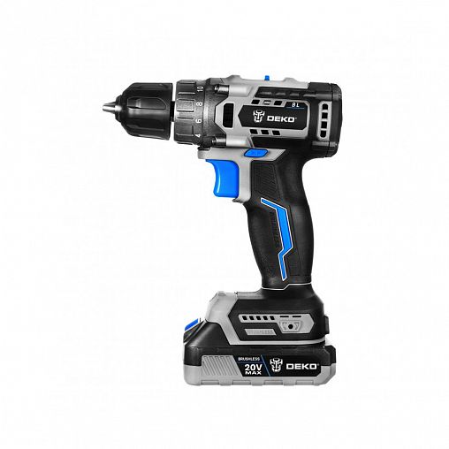 Дрель-шуруповерт аккумуляторная Deko Sharker 20V, 20 В, 1 x 3 Ач Li-ion, ЗУ фото