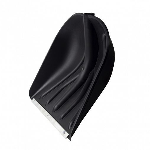 Лопата для уборки снега Шабашка, без черенка, с алюминиевой планкой, 420 x 410 мм фото