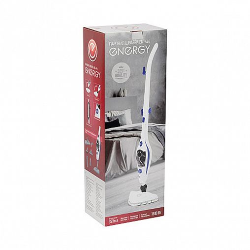 Швабра паровая Energy EN-644 2 в 1, 1500 Вт, 0,35 л фото