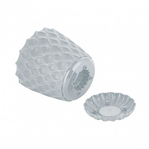 Горшок для цветов InGreen Wave, с поддоном, 2,5 л, утренний туман фото