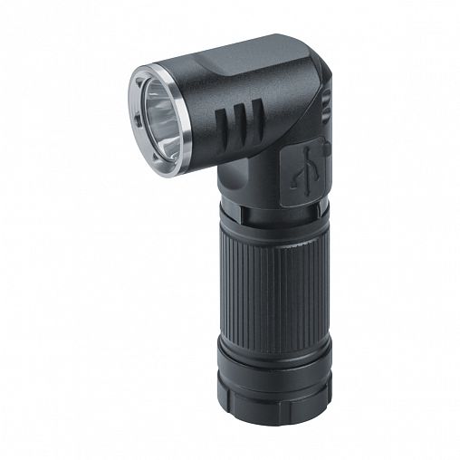 Фонарь ручной светодиодный Navigator NPT-P08 аккумуляторный, 1 Osram P8, 7 Вт, черный фото