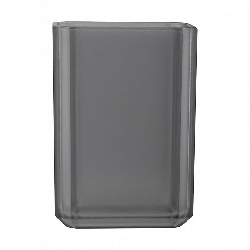 Стакан для зубных щеток Рыжий кот Оникс, серый фото