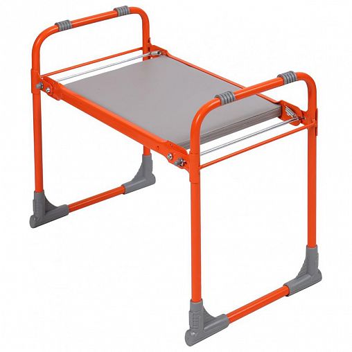 Скамейка садовая складная Nika СКМ, мягкое сиденье, 56 x 30 x 42,5, оранжевая фото