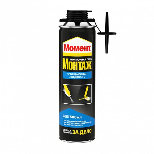 Очиститель монтажной пены Момент Монтаж 3003648, 500 мл фото