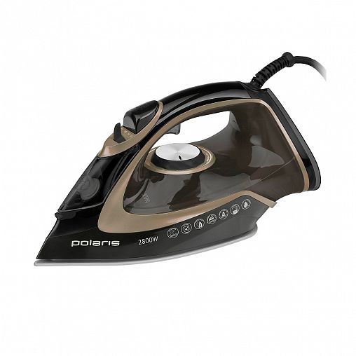 Утюг Polaris PIR 2821AK 3M, 2800 Вт, подошва керамическая, золотой фото