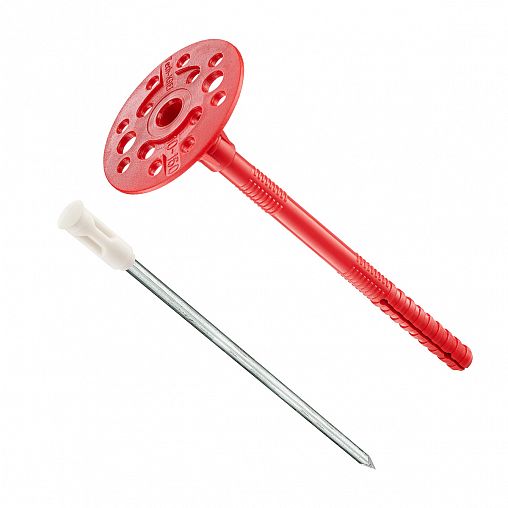 Дюбель для теплоизоляции Tech-Krep, с металлическим гвоздем IZL-T, 10 x 160 мм, 500 шт фото