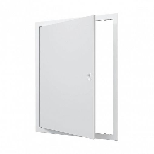 Люк-дверца ревизионная Evecs Л4050Р, ABS-пластик, с ручкой, с фланцем 396 x 496 мм, 418 x 518 мм фото