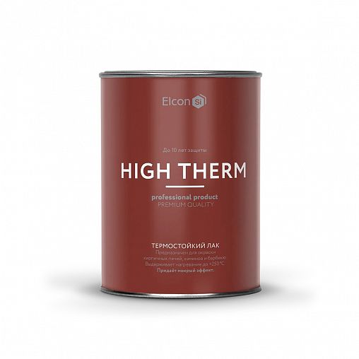 Лак термостойкий Elcon High Therm, 0,7 кг фото