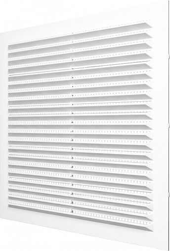 Решетка вентиляционная Era 1919С, пластиковая, с сеткой, 194 x 194 мм фото