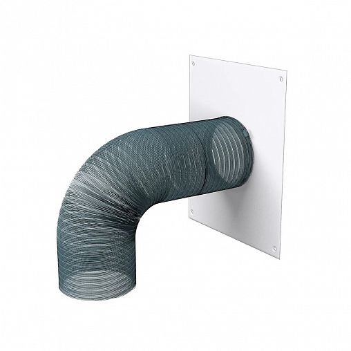 Накладка торцевая Era 130ПТМ, эмалированная сталь, с фланцем d 150 мм, 196 x 236 мм фото