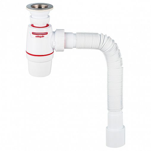 Сифон Wirquin Neo Air System с выпуском 1 1/4" x 40 мм и гофротрубой 800 мм фото