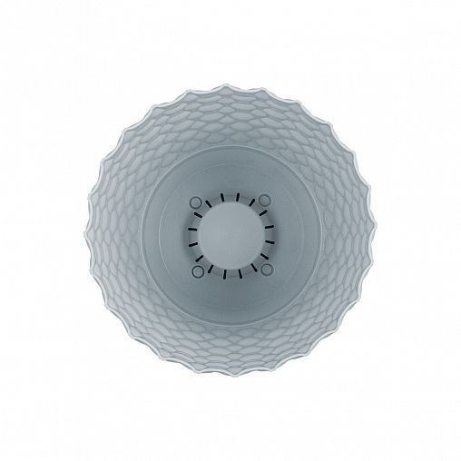 Горшок для цветов InGreen Wave, с поддоном, 10 л, утренний туман фото