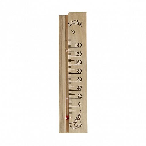 Термометр для бани и сауны ТСС-2Б, деревянный фото