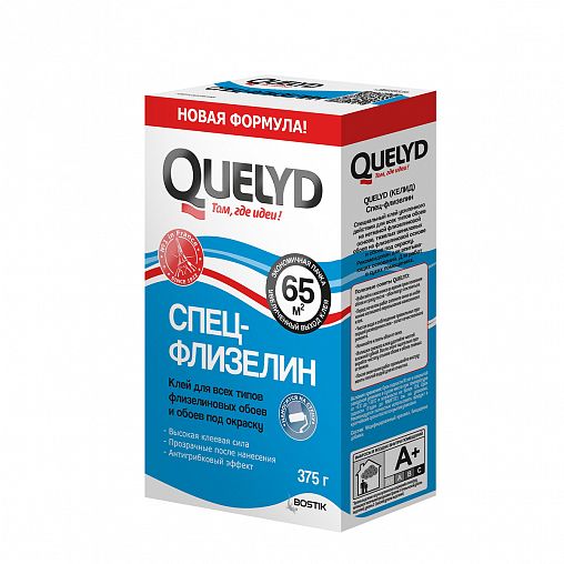 Клей для флизелиновых обоев Quelyd Спец-Флизелин, 375 г фото