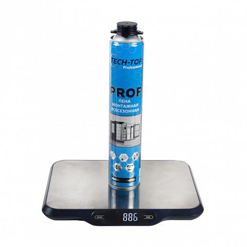 Профессиональная монтажная пена с увеличенным выходом Tech-Top 65 Профи, 760 мл фото