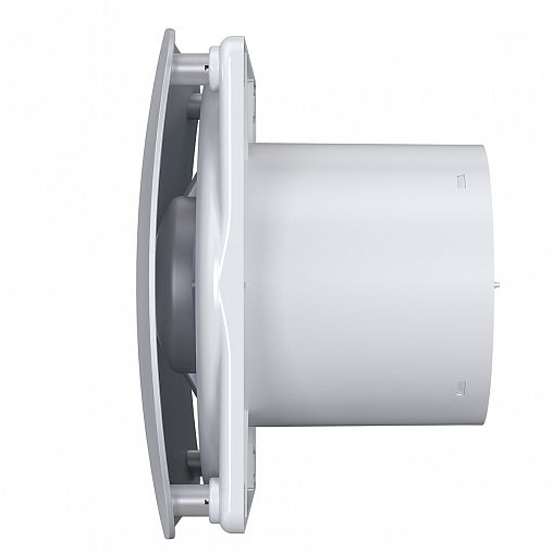 Вентилятор осевой вытяжной DiCiTi Rio 5C Gray metal D125, с обратным клапаном фото