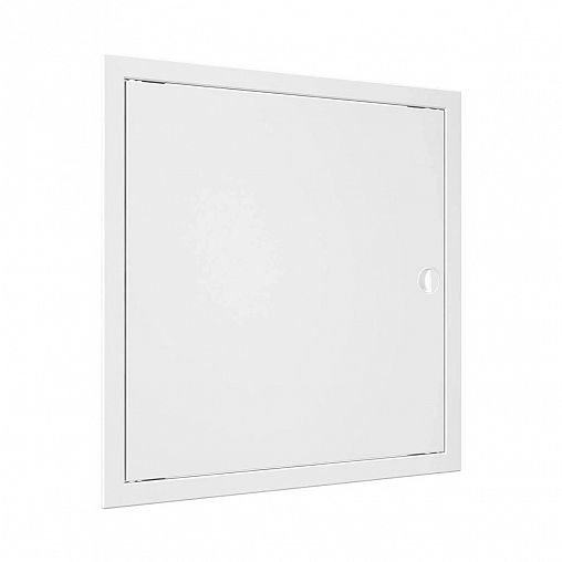 Люк-дверца ревизионная Evecs Л4040Р, ABS-пластик, с ручкой, с фланцем 396 x 396 мм, 418 x 418 мм фото