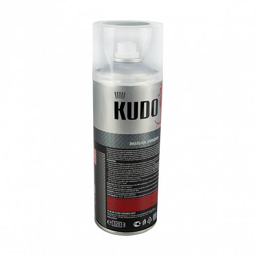 Аэрозольная алкидная краска RAL Kudo KU-06005, 520 мл, RAL 6005, зеленый мох фото