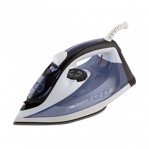 Утюг Energy EN-345, 2200 Вт, подошва керамическая, синий фото