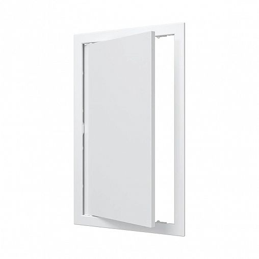 Люк-дверца ревизионная Auramax AD2540, пластик, нажимная, с фланцем 246 x 396 мм, 268 x 418 мм фото