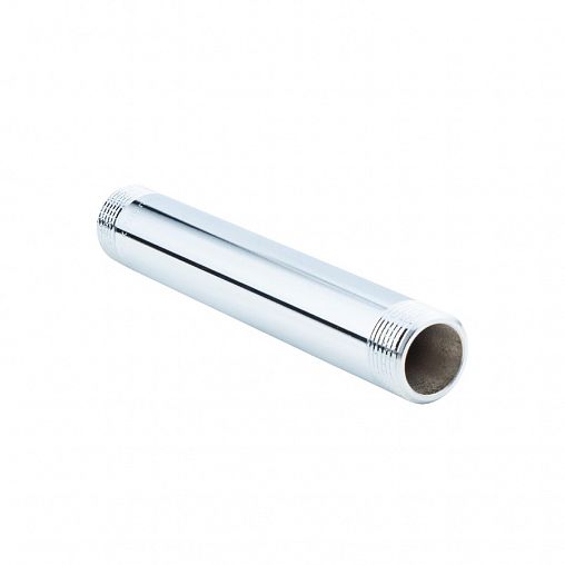 Удлинитель бочонок латунный хромированный Alato наружная резьба 1" x 200 мм фото