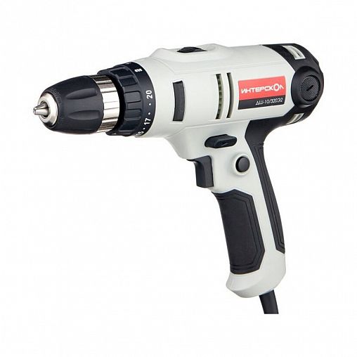 Дрель-шуруповерт Интерскол ДШ-10/320Э2 (220.1.1.00), 320 Вт фото