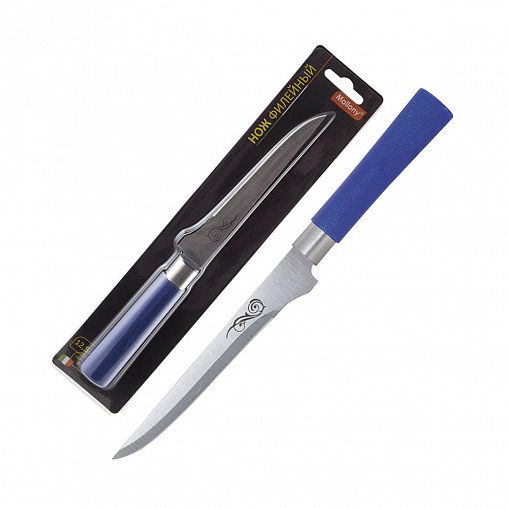 Нож филейный Mallony MAL-04P-MIX, 125 мм фото