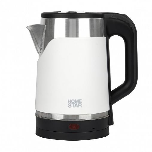 Чайник электрический HomeStar HS-1043, 1,7 л, белый фото