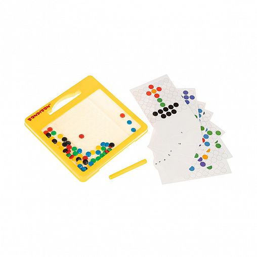 Мозаика в планшете Bondibon Baby You Магнитные крапинки, 50 фишек, от 3 лет фото