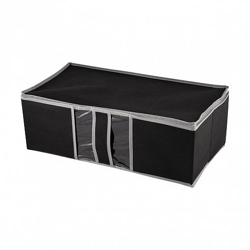 Кофр для хранения Рыжий кот Black, с застёжкой-молнией, 60 x 30 x 20 см фото