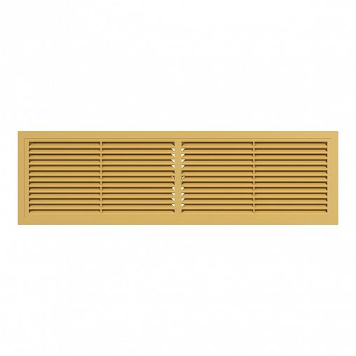 Переточная вентиляционная решетка Era 4513РП беж, пластик, с фланцем 432 x 117 мм, 455 x 133 мм фото