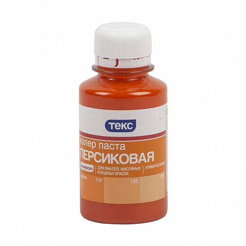 Колер паста Текс Универсал №12, персиковая, 0,1 л фото
