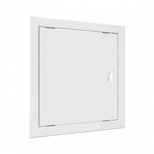 Люк-дверца ревизионная Evecs Л2525Р, ABS-пластик, с ручкой, с фланцем 246 x 246 мм, 268 x 268 мм фото