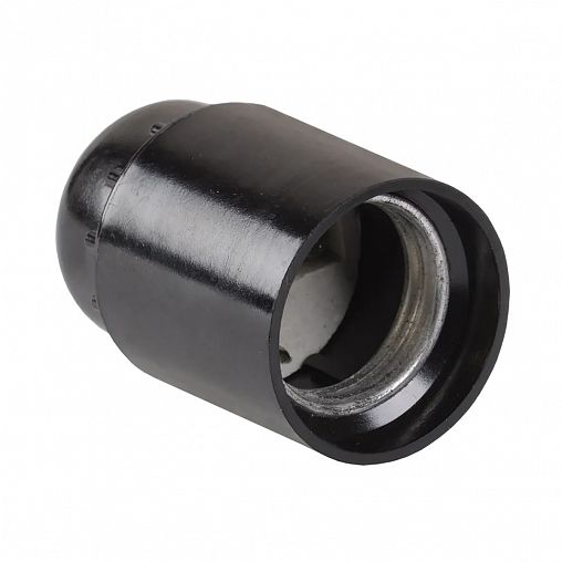 Патрон подвесной IEK EPK10-04-02-K01, E27, карболитовый, черный фото Патрон подвесной IEK EPK10-04-02-K01, E27, карболитовый, черный фото