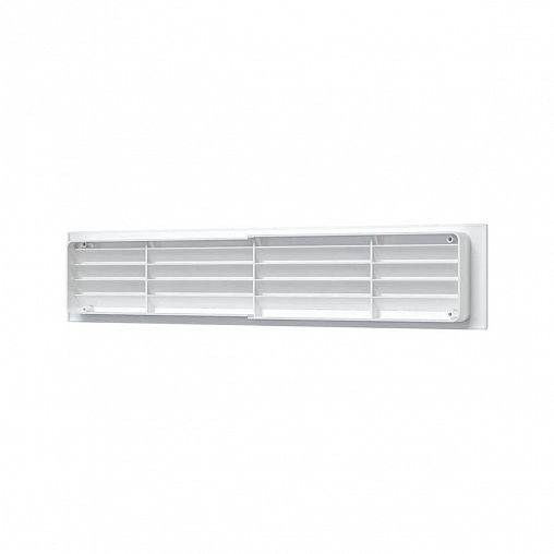 Переточная вентиляционная решетка Era 4409ДП, пластик, 450 x 91 мм, белая фото
