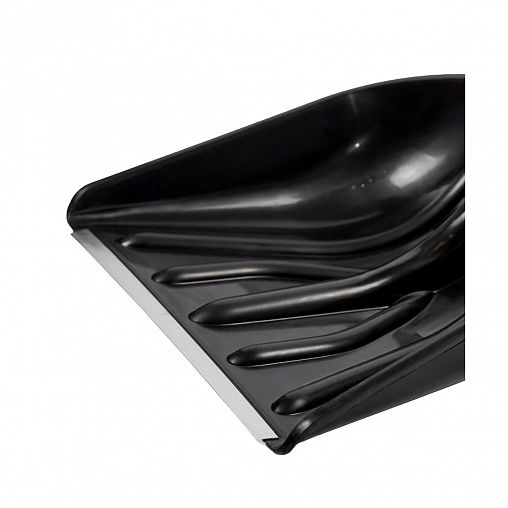 Лопата для уборки снега без черенка Cycle Купец Standart, с металлической планкой, 410 x 460 мм фото