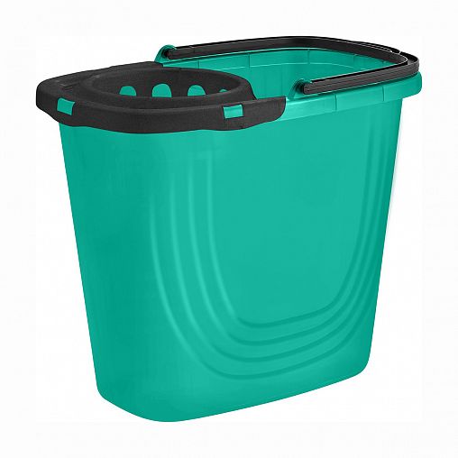 Ведро Моп с отжимом Spin&Clean Disco, 10 л, аквамарин фото