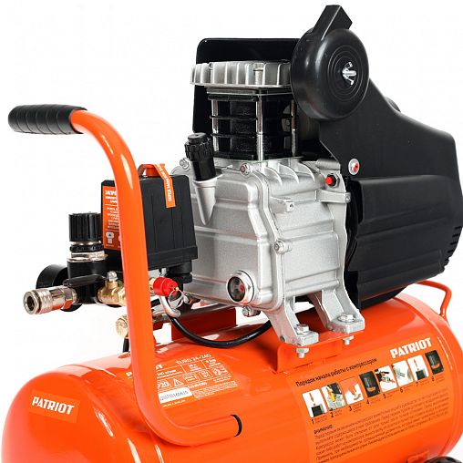 Компрессор поршневой масляный Patriot EURO 24-240, 1500 Вт фото