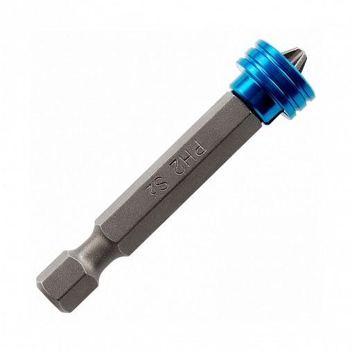 Бита с ограничителем и магнитом для ГКЛ Gross, PH2 x 50 мм фото
