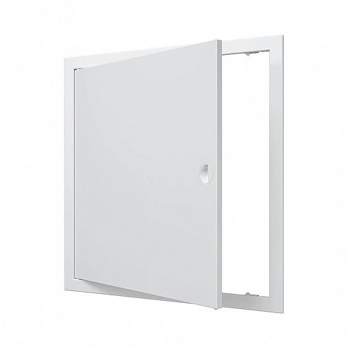 Люк-дверца ревизионная Evecs Л4040Р, ABS-пластик, с ручкой, с фланцем 396 x 396 мм, 418 x 418 мм фото