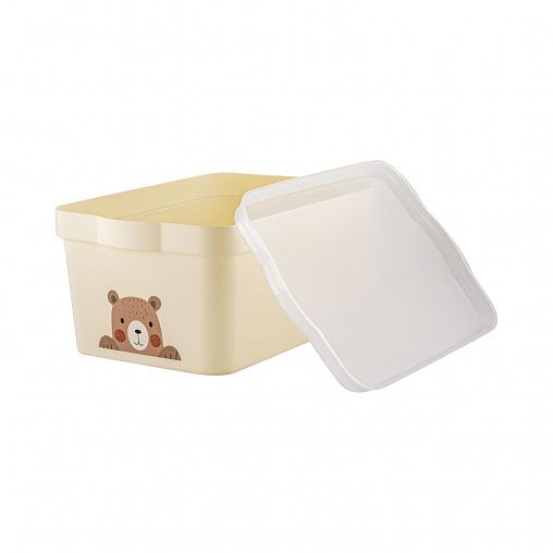 Ящик для хранения Keeplex Happy, 7,5 л, топленое молоко фото