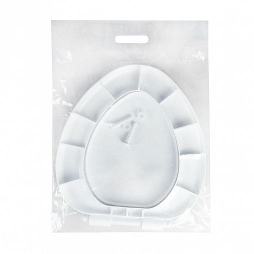 Сиденье для унитаза VIRPlast, белый мрамор фото