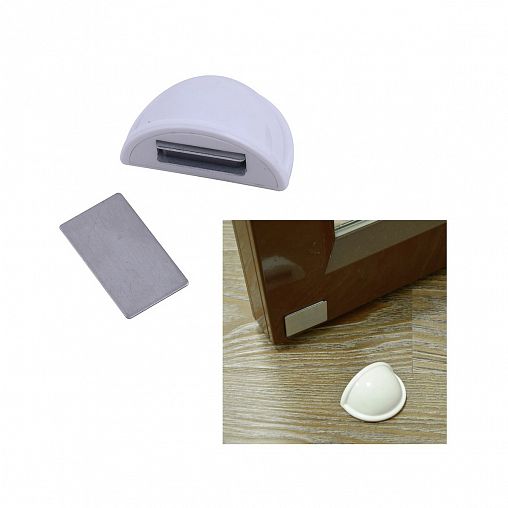 Фиксатор для дверей Мультидом, с магнитом фото