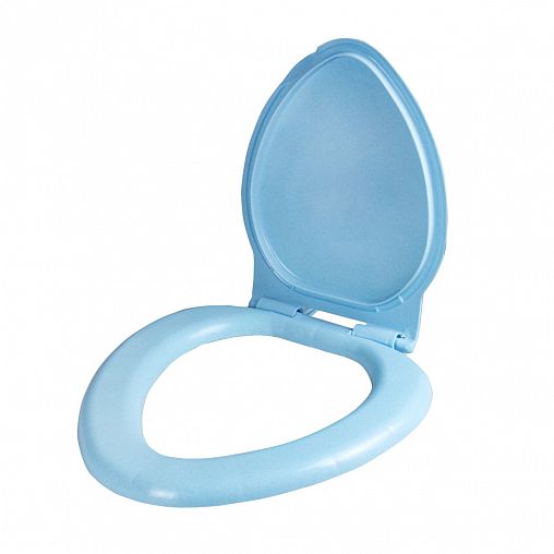 Сиденье для унитаза VIRPlast, голубой мрамор фото