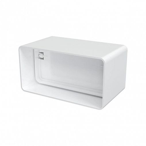 Соединитель плоских воздуховодов Era 511СКПО, с обратным клапаном, пластик, 55 x 110 мм фото