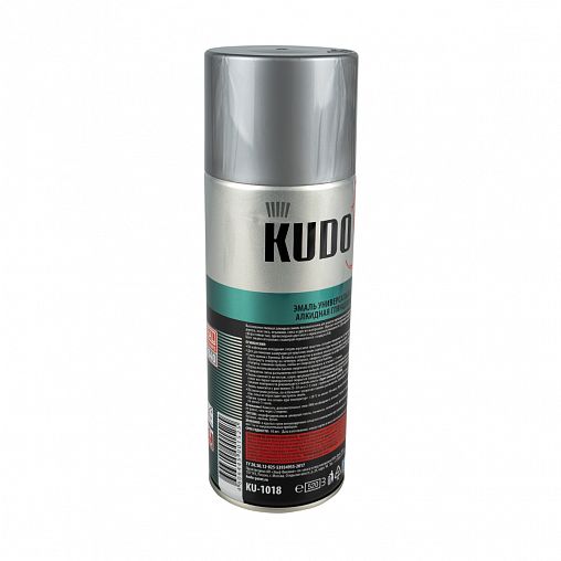 Аэрозольная алкидная краска Kudo KU-1018, 520 мл, RAL 7040, серая фото